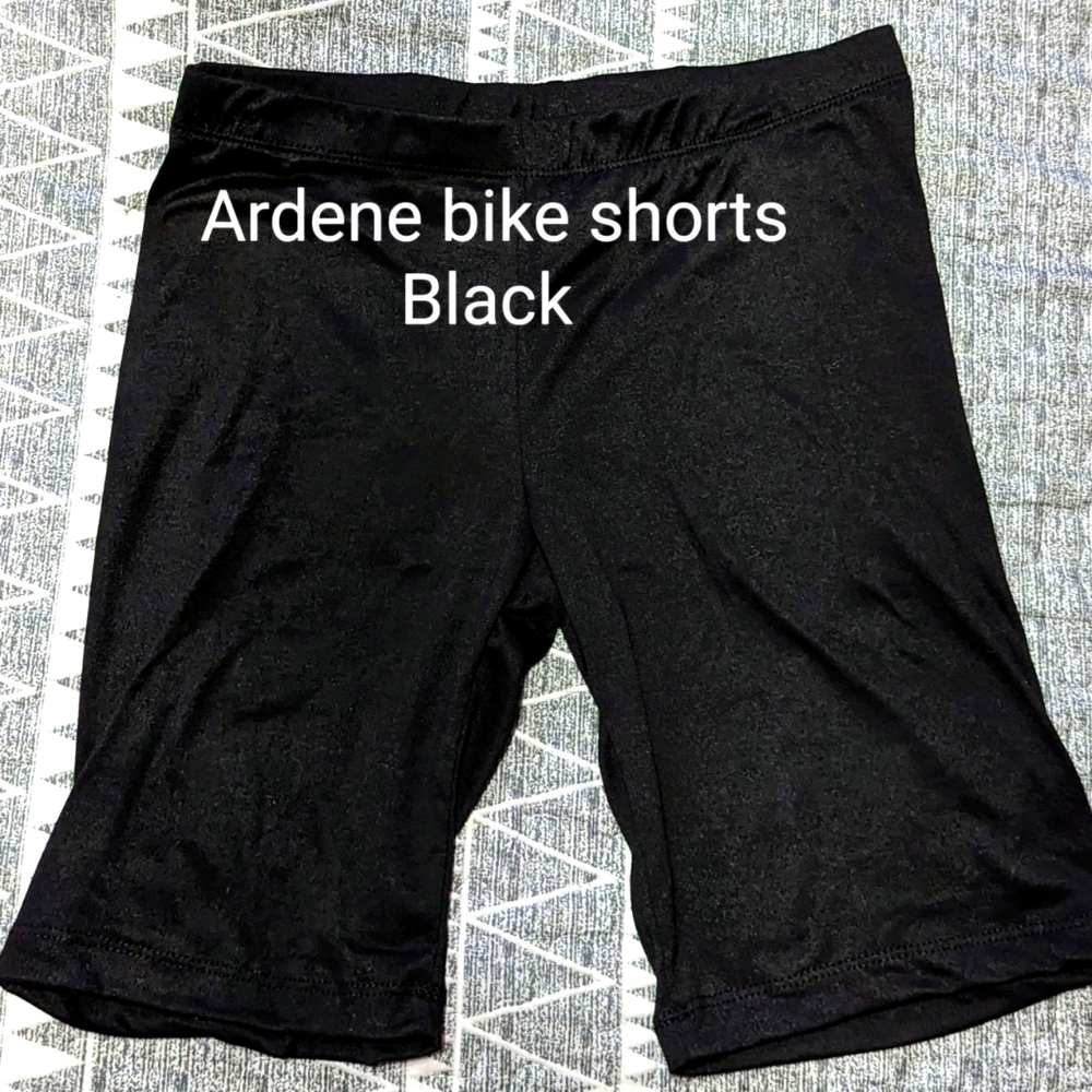 Ardene size small black stretchy bike shorts, NWOT, under skirt safety shorts